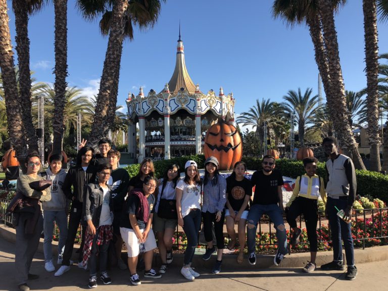 students at great america