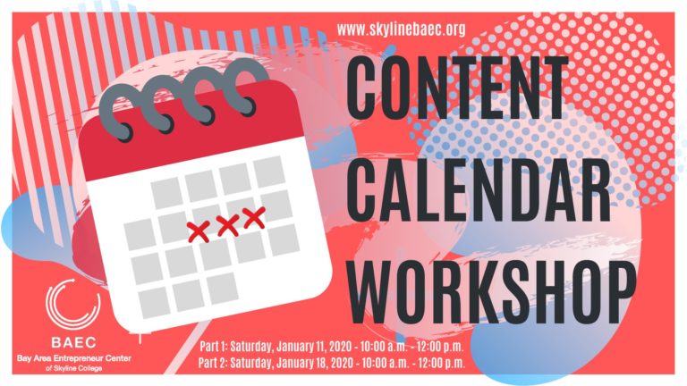 BAEC content calendar