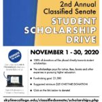 Scholarship Drive Flyer