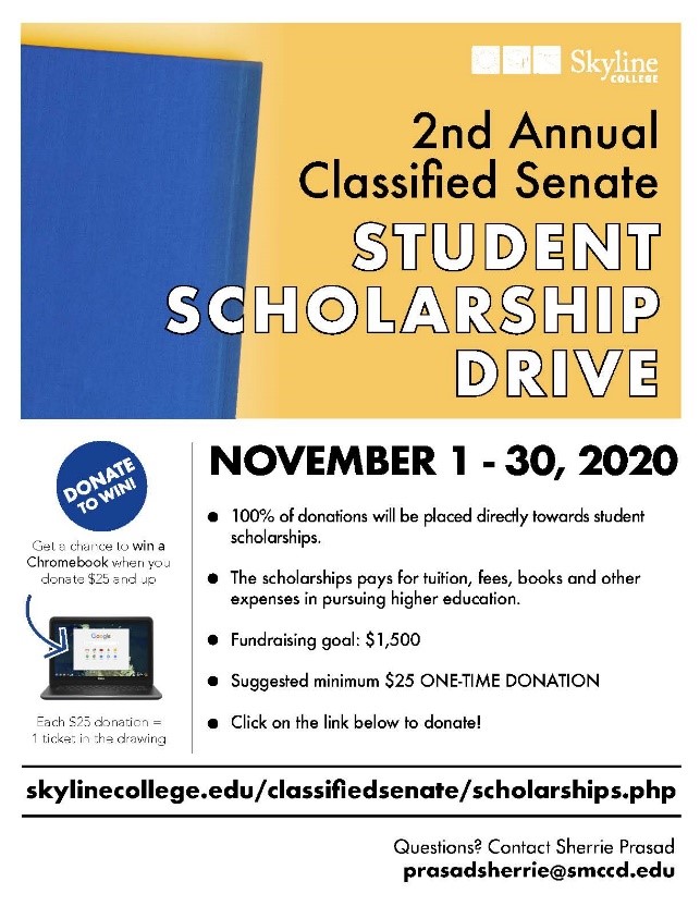 Scholarship Drive Flyer