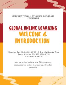 Global Online Learning Flyer