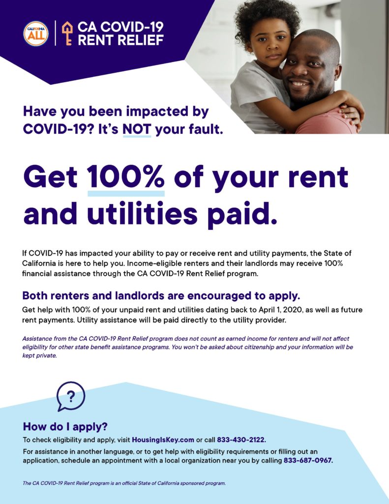 CA COVID19 Rent Relief Program Skyline Shines